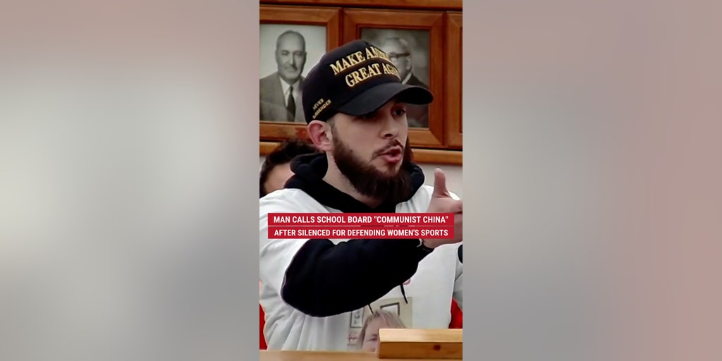 Man calls school board "Communist China" after silenced for defending women's sports