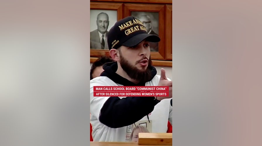 Man calls school board "Communist China" after silenced for defending women's sports
