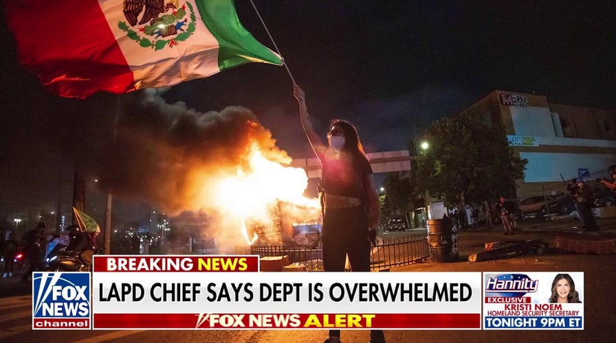 National Guard deploys to Los Angeles as violent anti-ICE riots rock the city