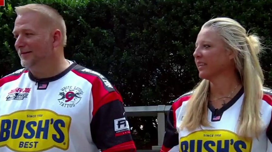 American cornhole league on Fox Square
