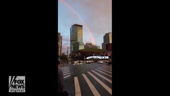 RAINBOW spotted over NY attraction