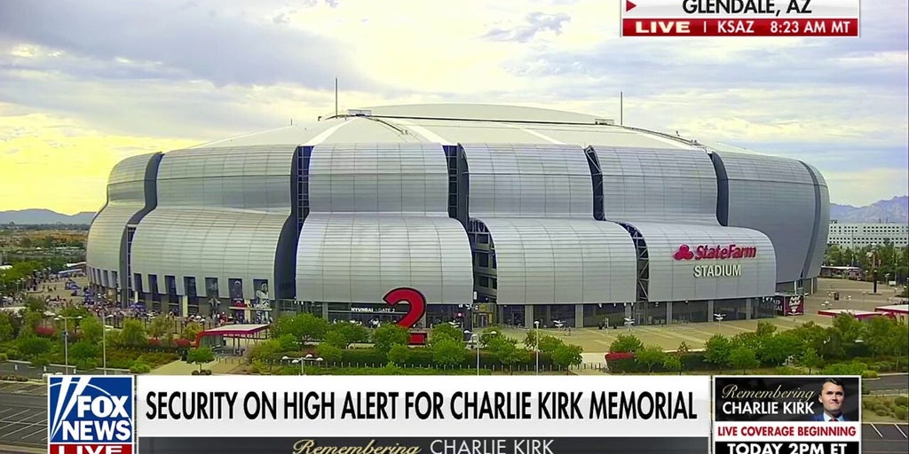 Security on high alert ahead of Charlie Kirk memorial