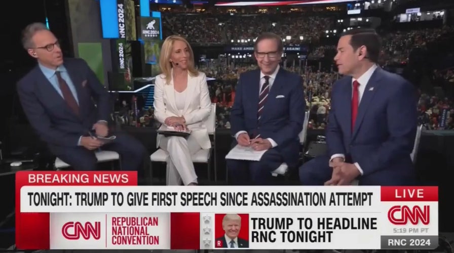 CNN's Jake Tapper jabs MSNBC for using LED screen to cover GOP convention