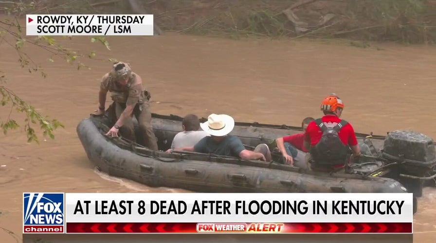 At least eight dead in Kentucky flooding 