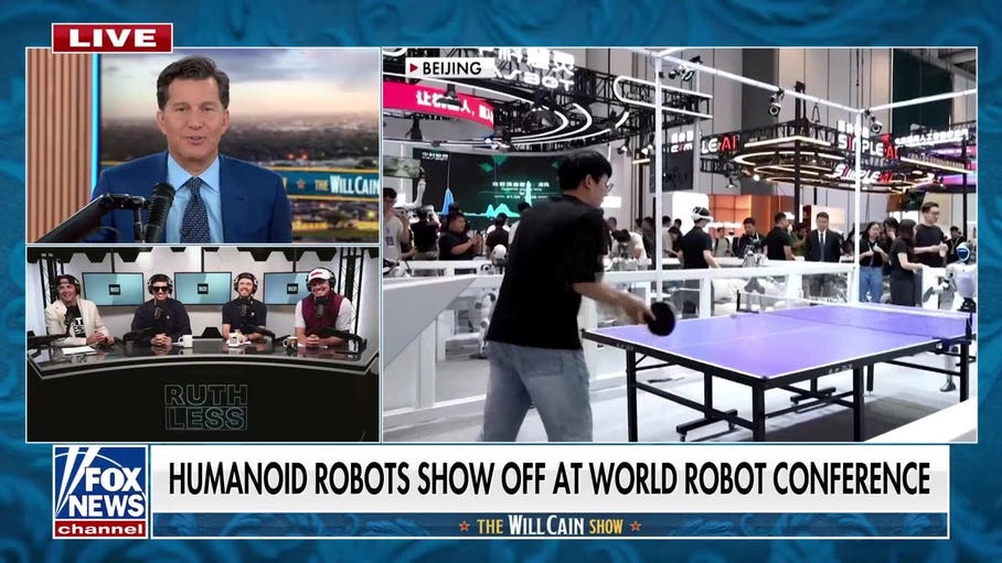 Humanoid robots showcased at World Robot Conference in China