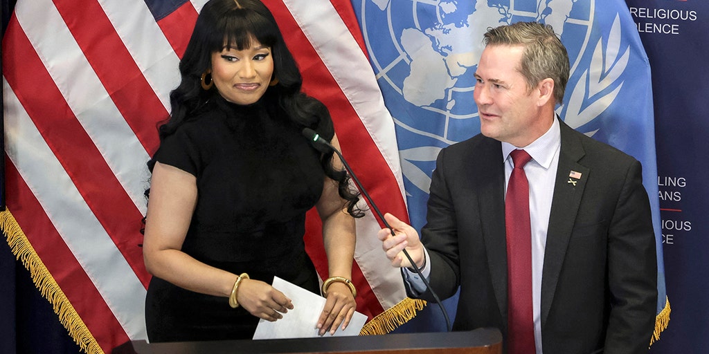 Rapper Nicki Minaj speaks at event highlighting killings of Christians in Nigeria