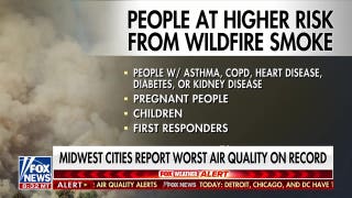 Pulmonologist discusses hazardous air quality from wildfire smoke and health risks - Fox News
