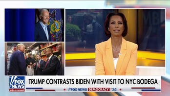 Trump promises to 'straighten out New York' while campaigning at Harlem bodega