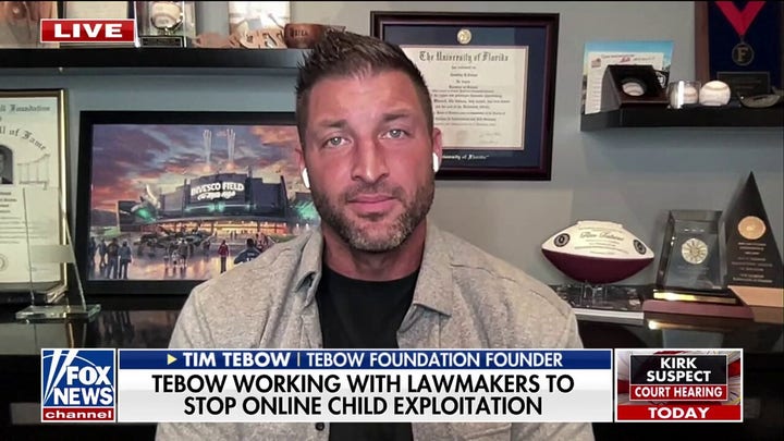 Tim Tebow details efforts to stop online child exploitation: 'Nobody wants to talk about it'