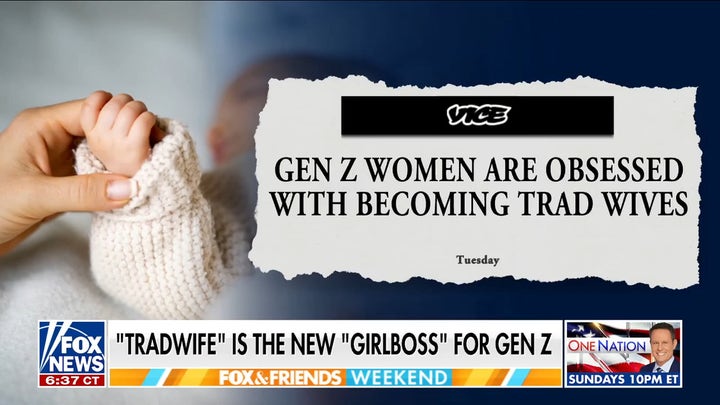 Gen Z women are embracing the 'tradwife' trend, study finds