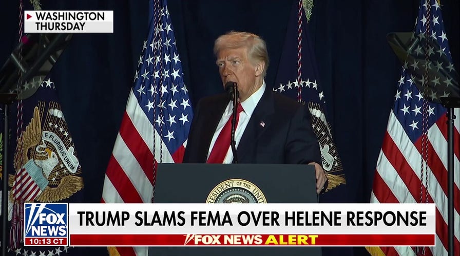 Trump considers shutting down FEMA as Kristi Noem meets Hurricane Helene survivors