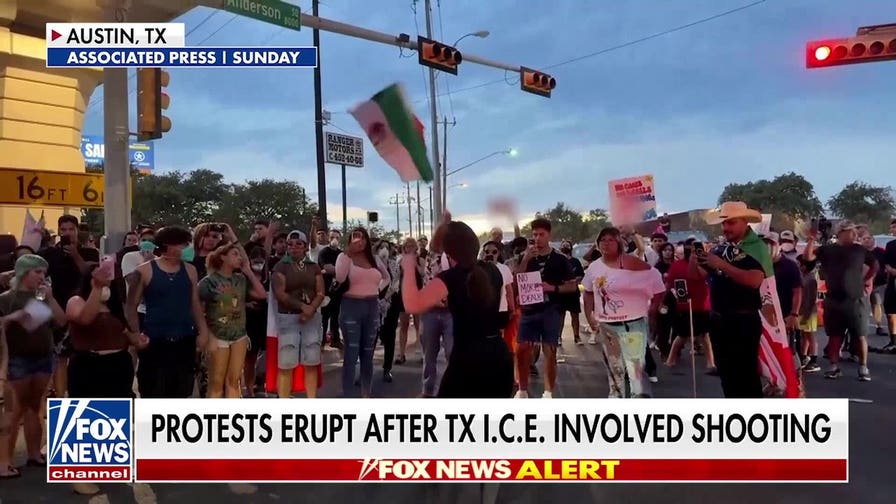 Austin protests erupt after ICE shooting of Venezuelan migrant