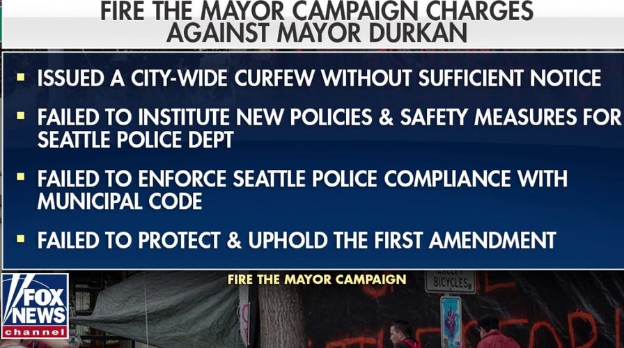 Judges rules petition to fire Seattle Mayor Jenny Durkan can move forward