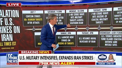 US military intensifies, expands Iran strikes in Middle East