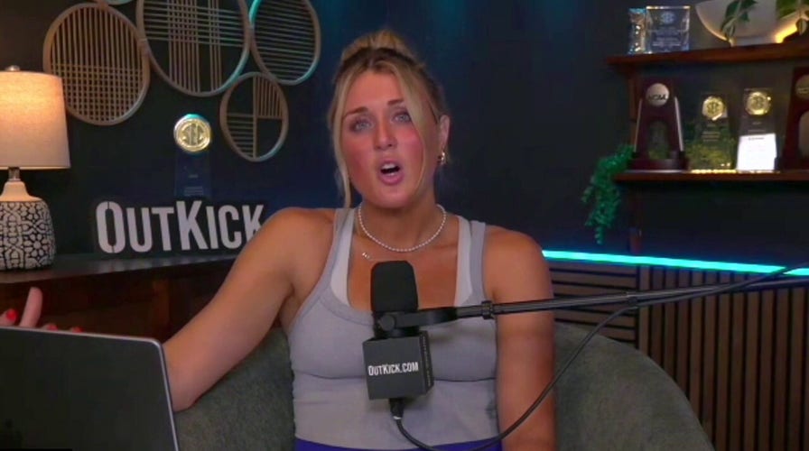 Riley Gaines reacts to critics of her swimming around Alcatraz while pregnant