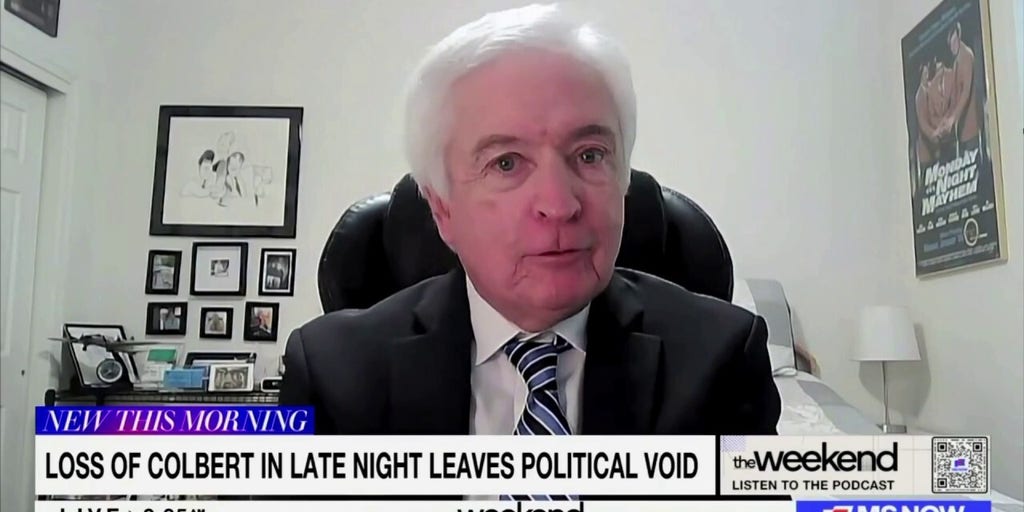 Trump was 'personally involved' in removing Stephen Colbert, veteran reporter claims