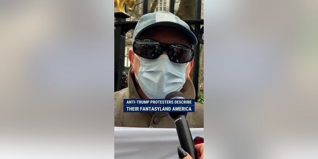 Anti-Trump protesters describe their fantasyland America