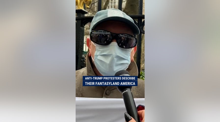 Anti-Trump protesters describe their fantasyland America