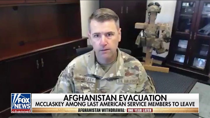 Air Force colonel details final hours of Afghanistan withdrawal 