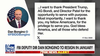 BREAKING: Bongino announces he will leave FBI post in January 2026