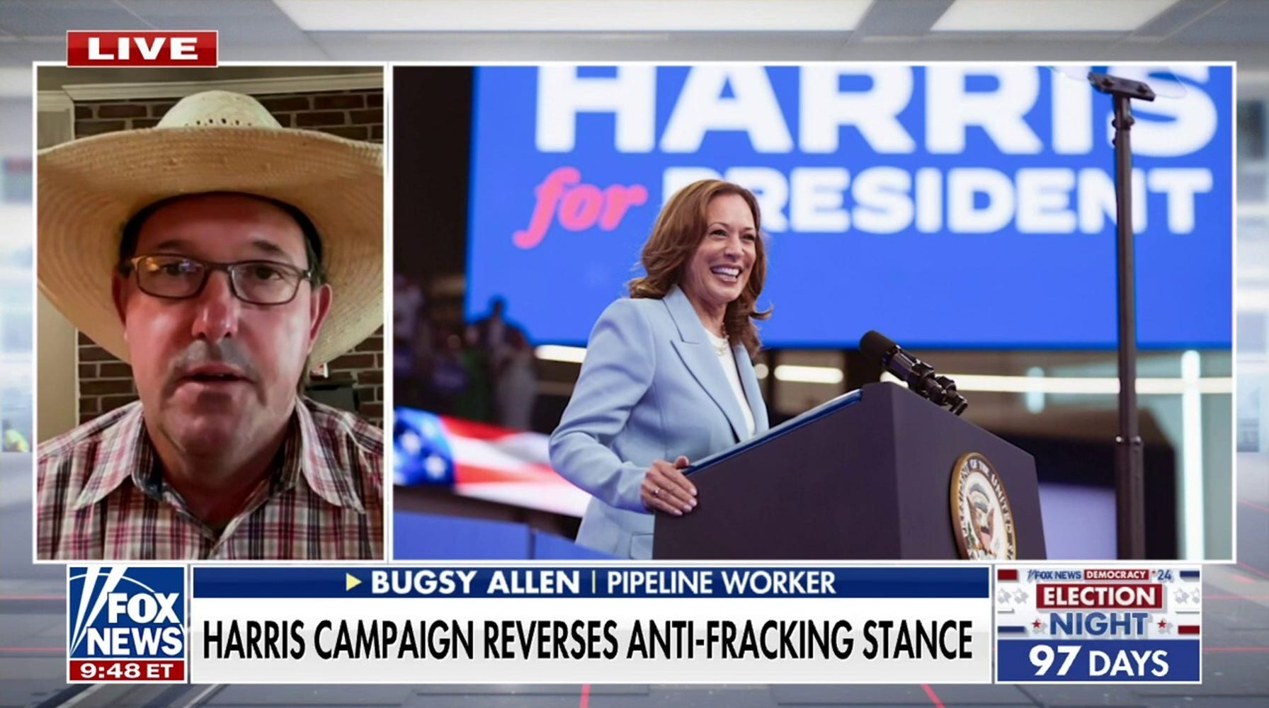 Pipeline Worker Blasts Harris's 'Lying' Fracking Policies, Highlights Impact on American Energy Workers