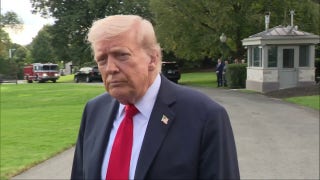 Trump speaks to press after Charlie Kirk's assassination