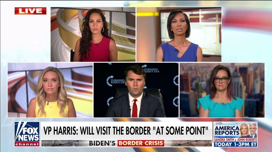 Charlie Kirk: VP Kamala Harris has to take 'responsibility' for the border