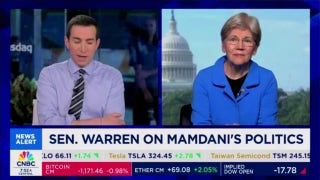 Elizabeth Warren pressed on Mamdani and ‘intifada’ rhetoric, applauds how he’s ‘freaking out’ investors