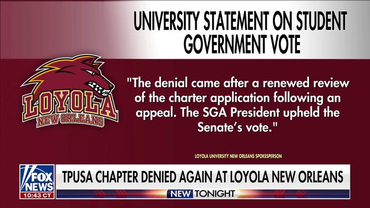 New Orleans college student government rejects founding Turning Point USA chapter