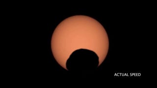 NASA rover captures silhouette of a Martian moon in stunning video - Fox News