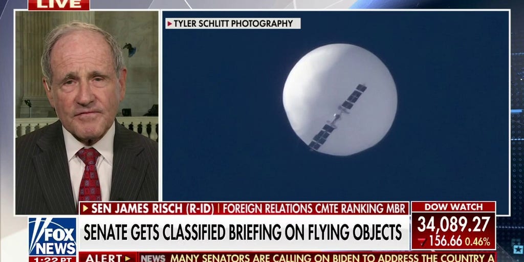 Sen. James Risch calls on Biden to provide answers on high-altitude objects: 'This was an invasion'