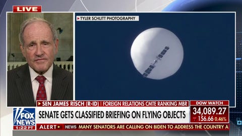 Sen. James Risch calls on Biden to provide answers on high-altitude objects: 'This was an invasion'