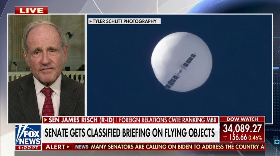 Sen. James Risch calls on Biden to provide answers on high-altitude objects: 'This was an invasion'