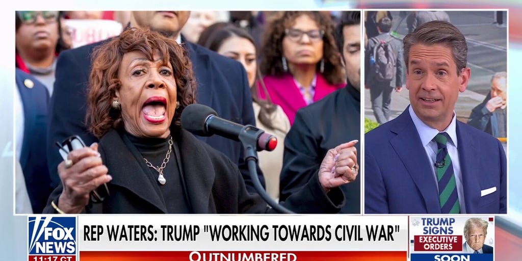Maxine Waters slammed for civil war accusations targeting Trump: 'Hypocritical'
