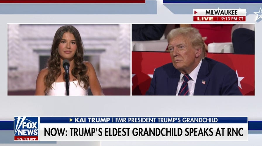 Trump's eldest grandchild tells RNC what he's really like: 'I know him for who he is'