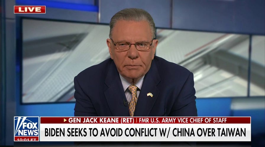 Gen. Jack Keane fears Biden projected ‘ambiguity’ on Taiwan at Xi meeting