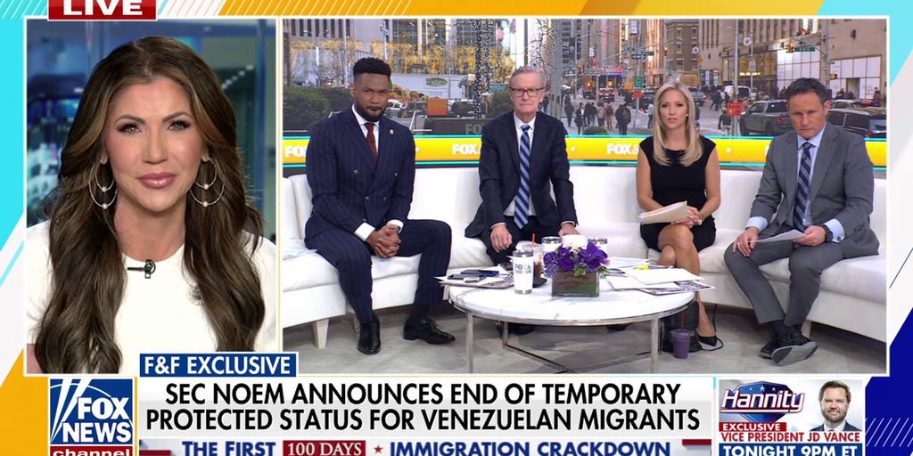 DHS Sec. Noem announces end to temporary protected status for Venezuelan migrants
