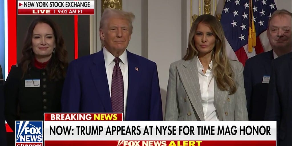 Trump speaks on being named TIME Person of the Year from the New York Stock Exchange