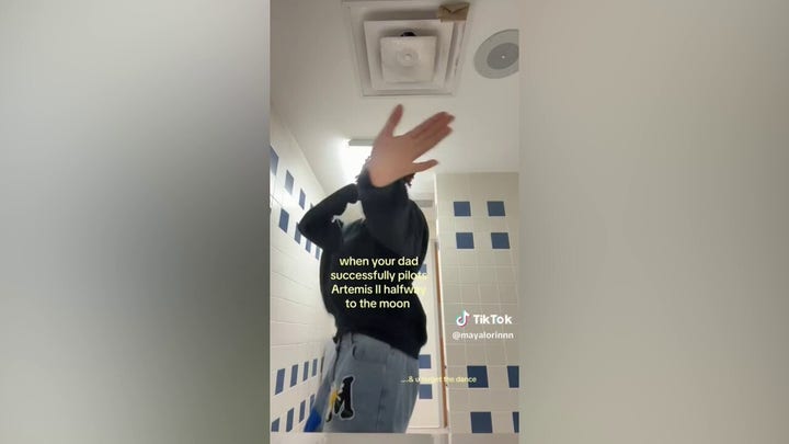 La hija del piloto de Artemis II acumula más de 21,9 millones de visitas con TikTok alegre TikTok a su padre TikTok