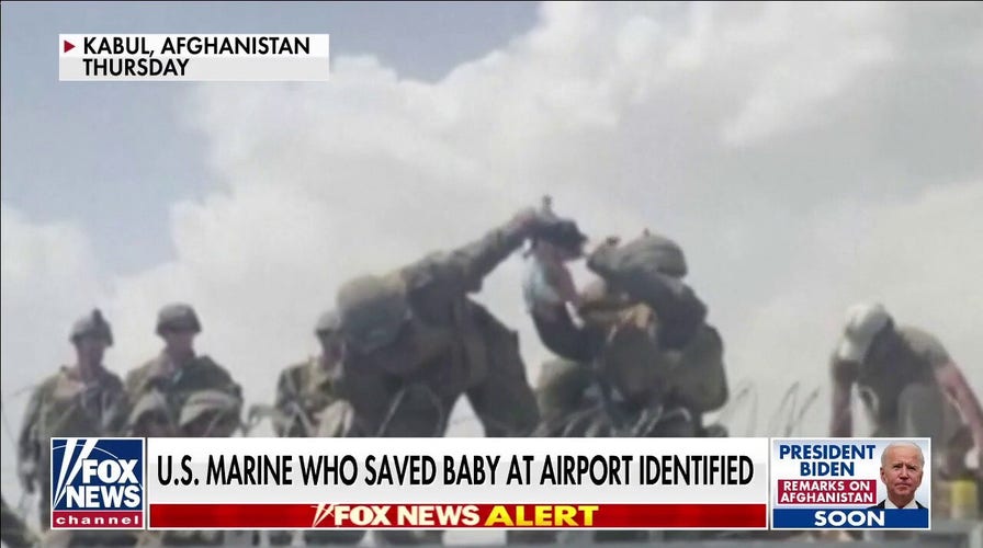U.S. Marine who saved baby at Kabul airport identified