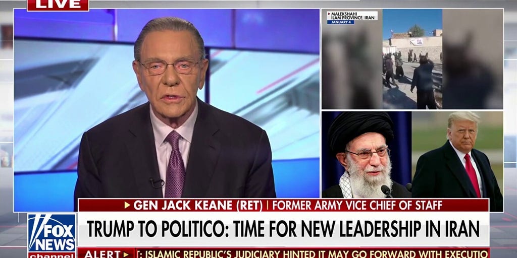 Gen. Keane touts Trump's pressure on Iran: 'We want this regime to collapse'