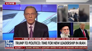 Gen. Keane touts Trump's pressure on Iran: 'We want this regime to collapse'