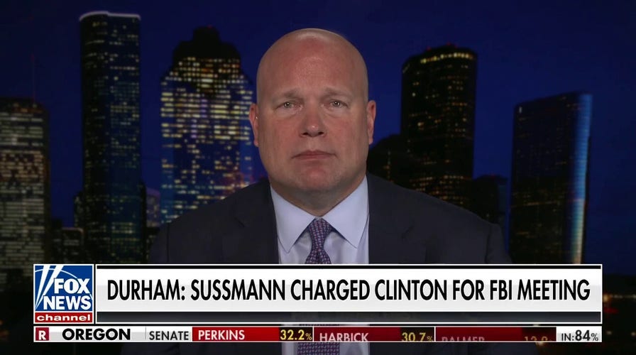 Matt Whitaker: It will be 'tough' for Durham probe jury to not be 'politicized'