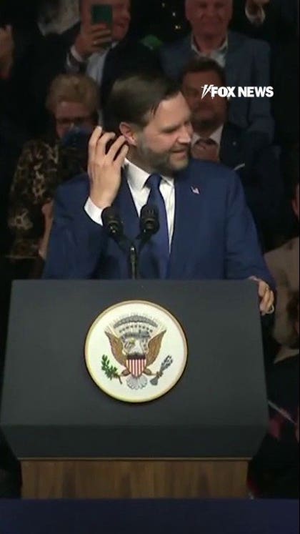WATCH: Vance puts Trump on speaker before ROARING Hungarian crowd