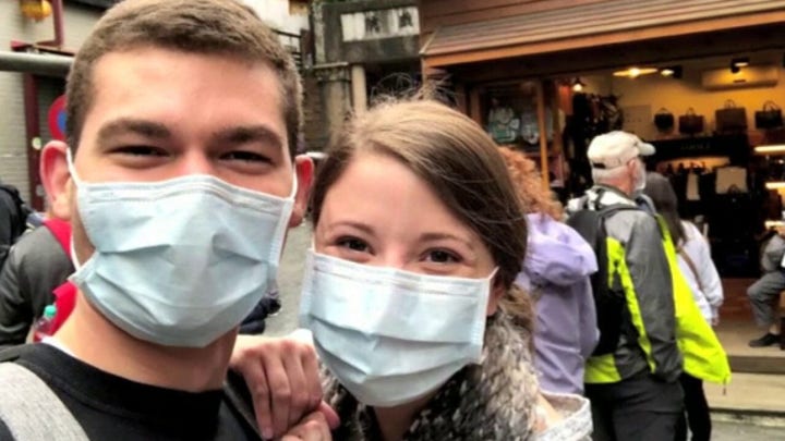 Newlyweds evacuated from honeymoon cruise amid coronavirus threat speak out from quarantine in Texas