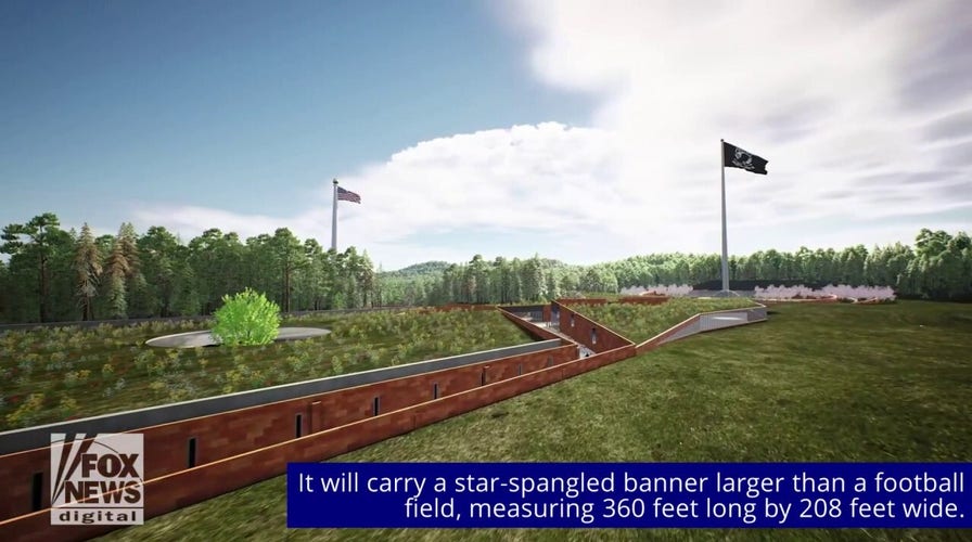 In Maine, a proposed $1B patriotic park will feature 1,776-foot tall flagpole