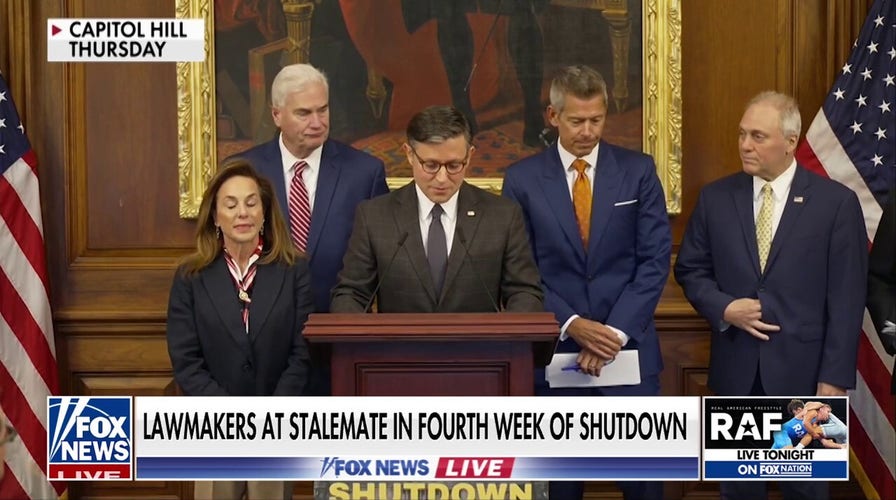 Lawmakers at stalemate in fourth week of shutdown