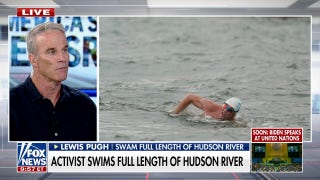 Environmental activist swims length of Hudson River - Fox News