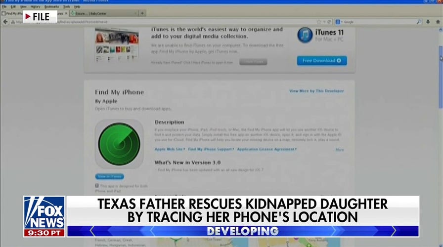 Texas father uses phone tracking to rescue daughter after alleged knife-point kidnapping
