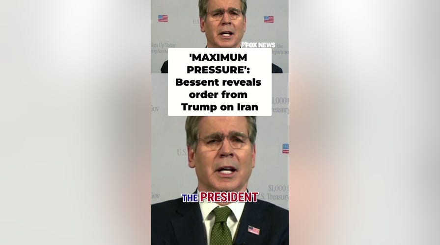 Iran sanctions: ‘MAXIMUM PRESSURE’ strategy works, Scott Bessent says